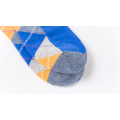 Chaussettes heureuses argyle femmes chaussettes de coton fabricants de filles chaussettes d&#39;équipage de filles